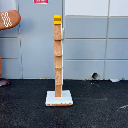 Small Gingerbread Christmas Tree Statue S0131-S097-PT