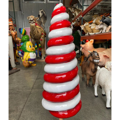 Small Red Cone Lollipop Statue