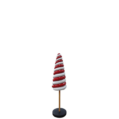 Small Red Cone Lollipop Statue - LM Treasures Prop Rentals 