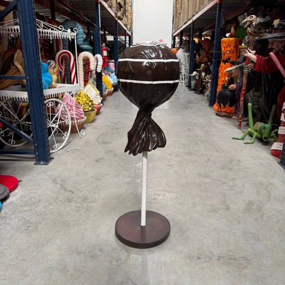 Medium Brown Lollipop Statue R0293BR-S116-PT