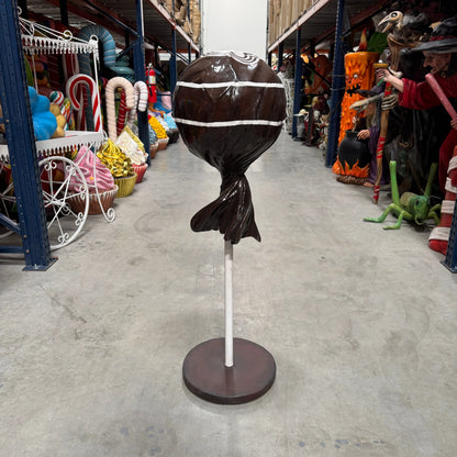 Medium Brown Lollipop Statue R0293BR-S116-PT