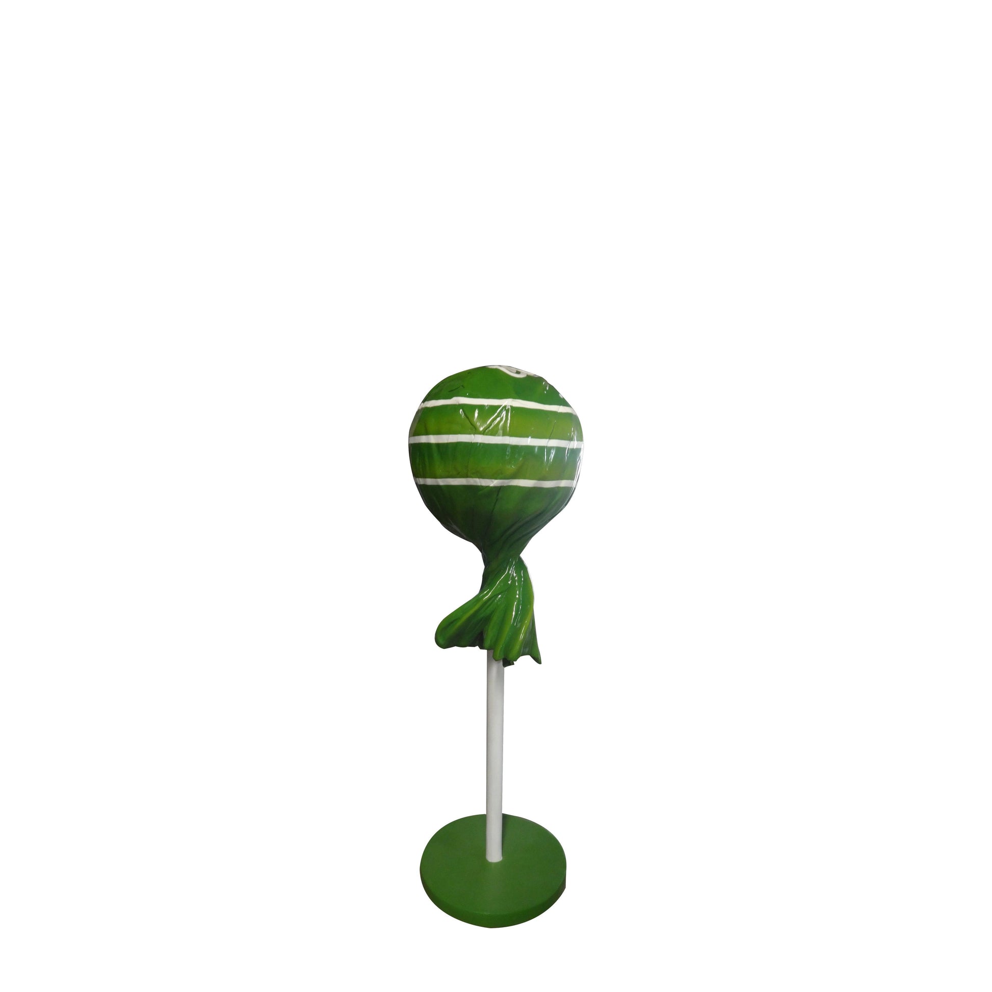 Medium Green Lollipop Statue - LM Treasures Prop Rentals 