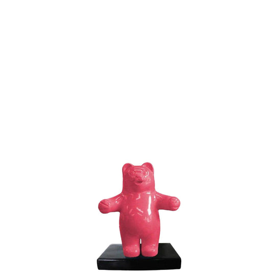 Small Pink Gummy Bear Statue