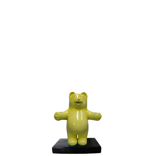 Small Yellow Gummy Bear Statue