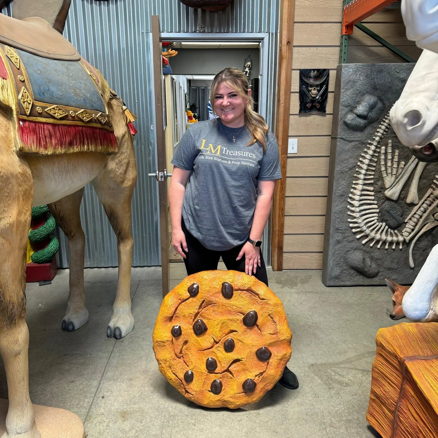 Chocolate Chip Cookie Statue