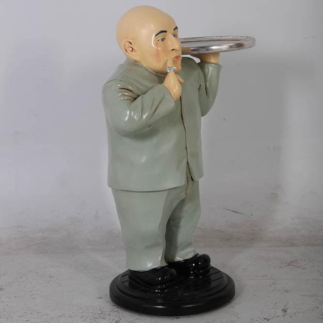 Baldy Mini Butler Small Statue - LM Treasures Prop Rentals 