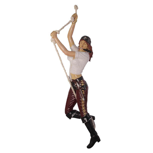 Hanging Lady Pirate Life Size Statue - LM Treasures Prop Rentals 