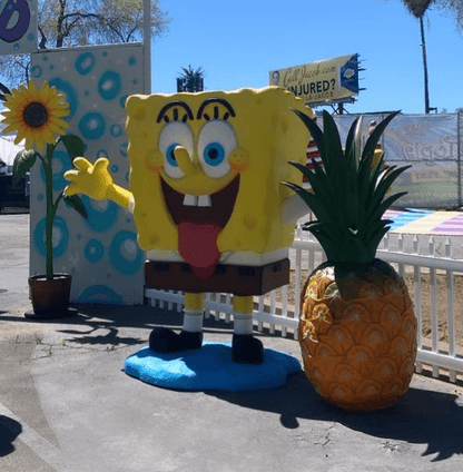 Happy Sponge Statue