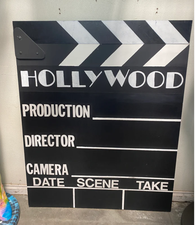 Clapperboard Movie Decor Statue