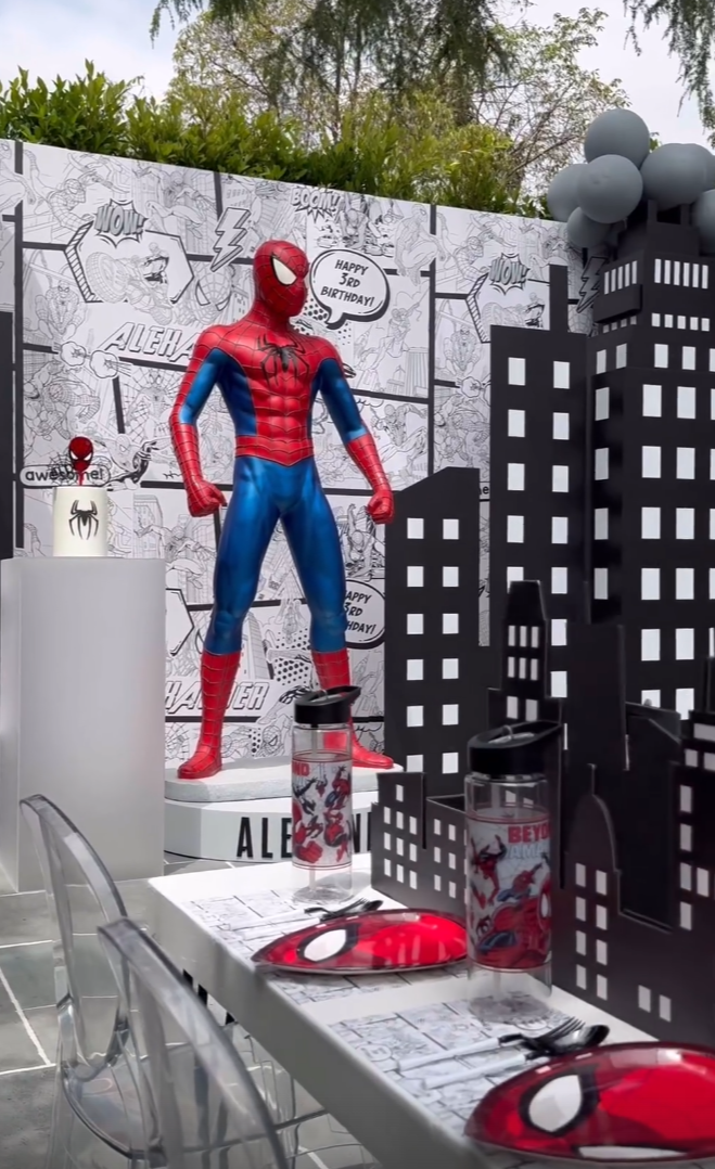 Sticky Super Hero Standing Life Size Statue