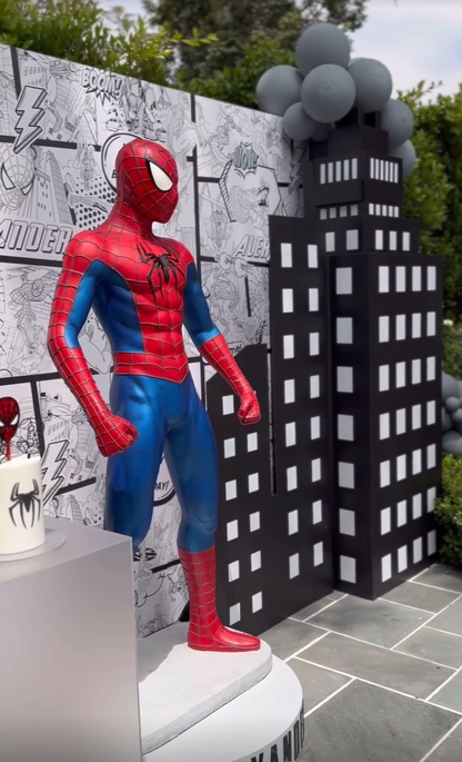 Sticky Super Hero Standing Life Size Statue