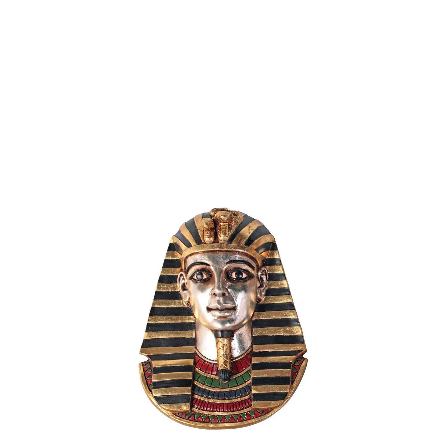 Small King Tut Plaque Head Bust Wall Decor Statue E0108-TOS131-H