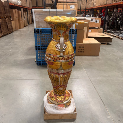Large Egyptian Vase Statue E0114-VAEGB-H