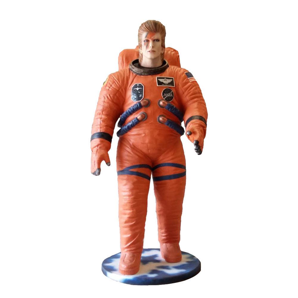 Starguy Astronaut In Orange Life Size Statue - LM Treasures Prop Rentals 