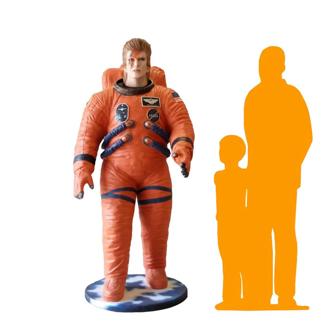 Starguy Astronaut In Orange Life Size Statue