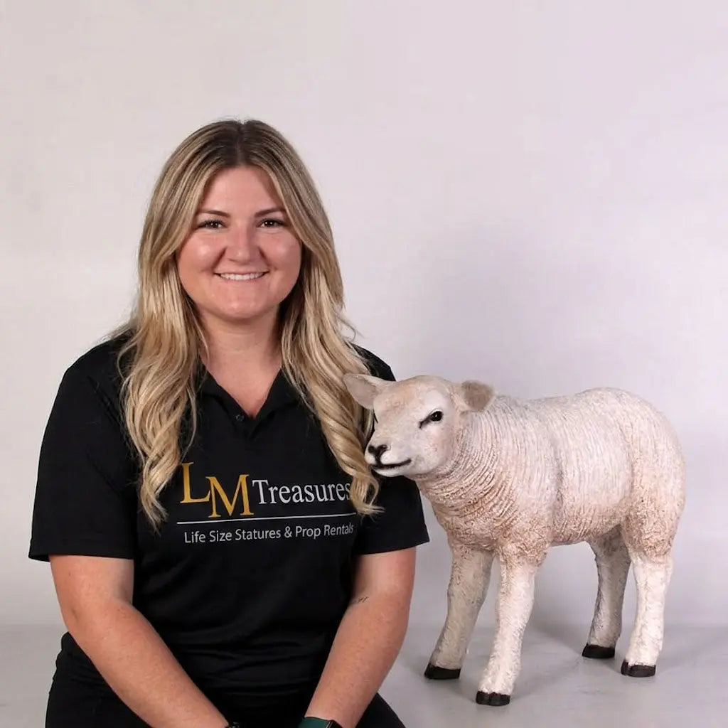 Texelaar Baby Lamb Standing Statue A0244W-100024-H