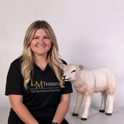 Texelaar Baby Lamb Standing Statue A0244W-100024-H