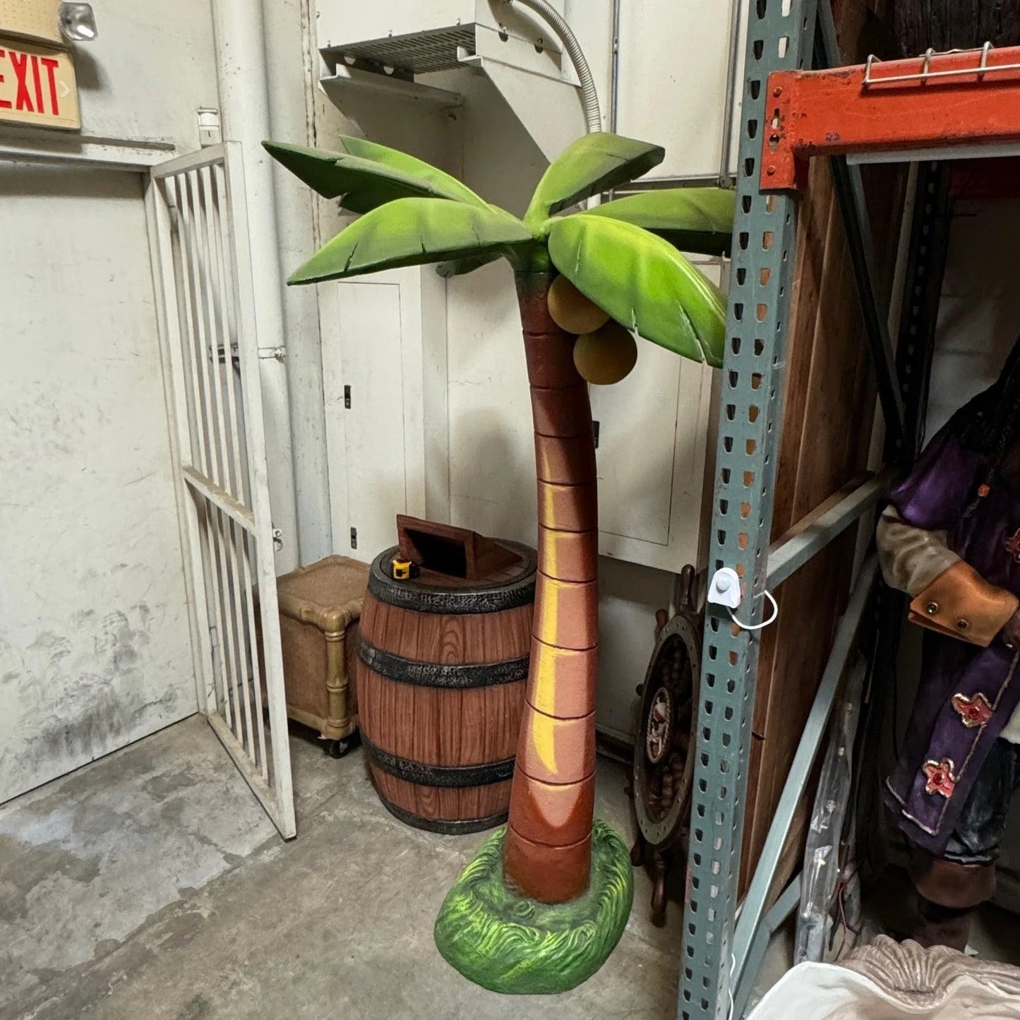 Coconut Tree Over Sized Statue