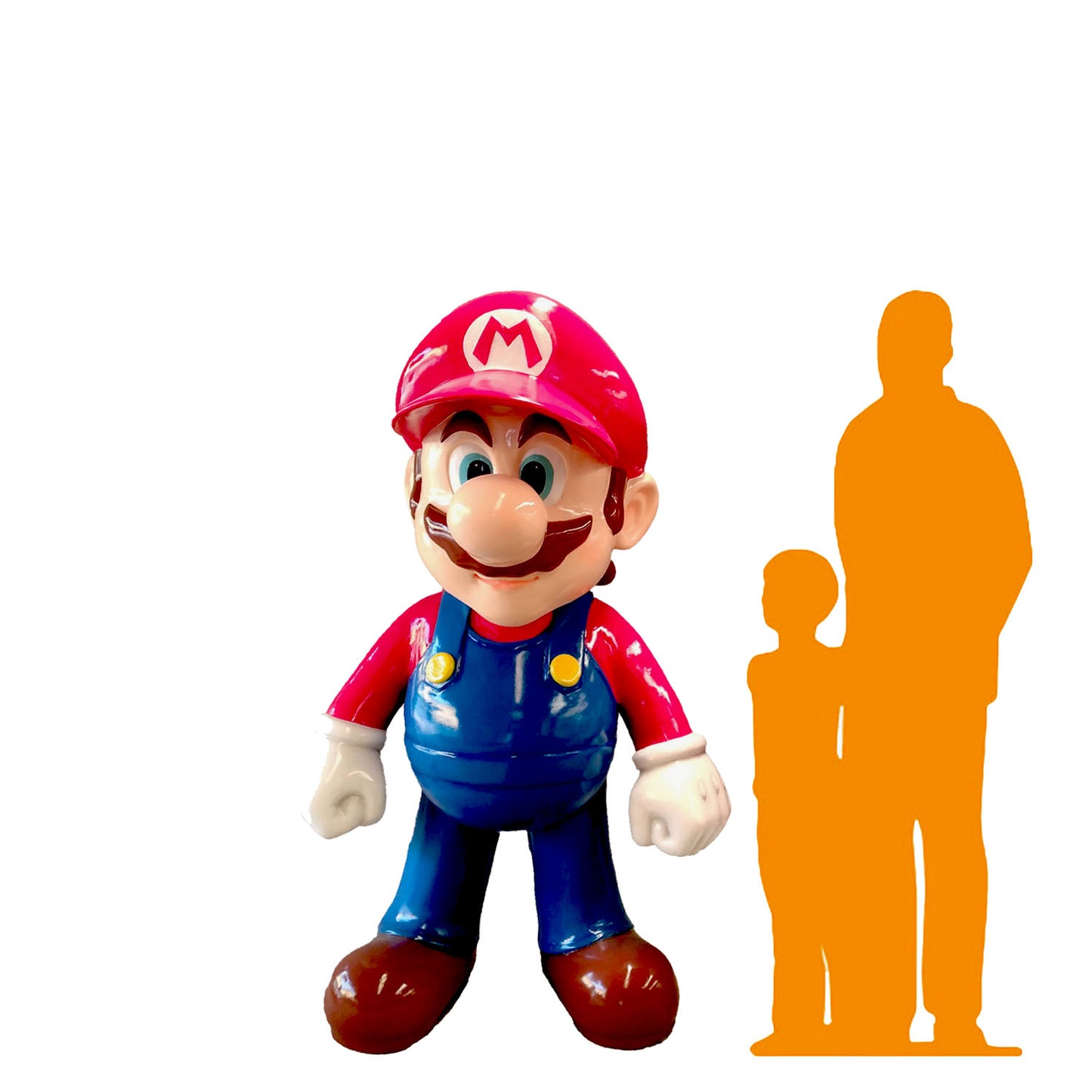 Large Classic Mario Jumper Boy Statue