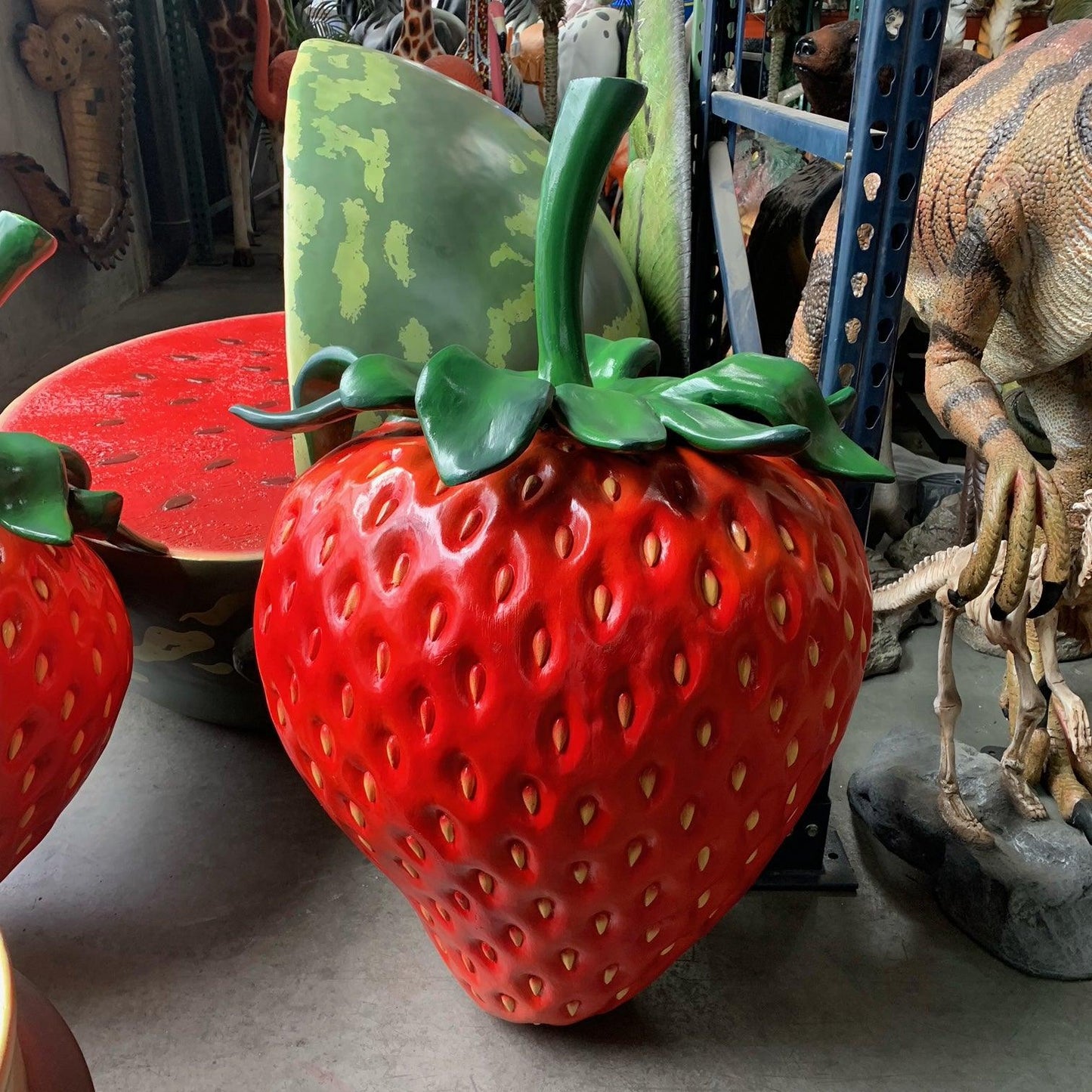 Strawberry Statue - LM Treasures Prop Rentals 