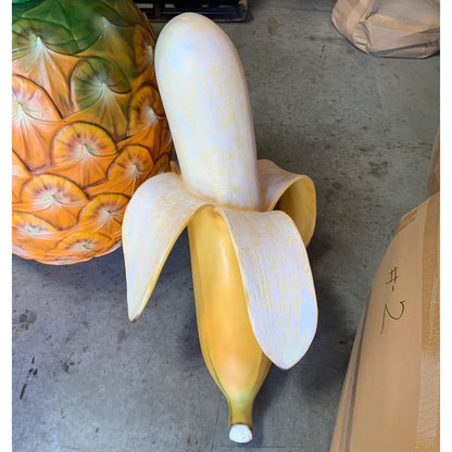 Peeled Banana Statue
