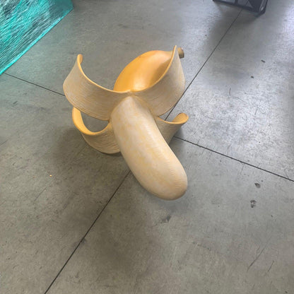 Peeled Banana Statue