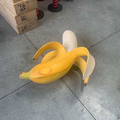 Peeled Banana Statue