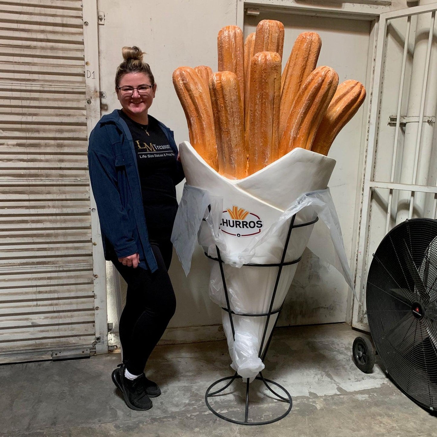 Churros On Stand Statue