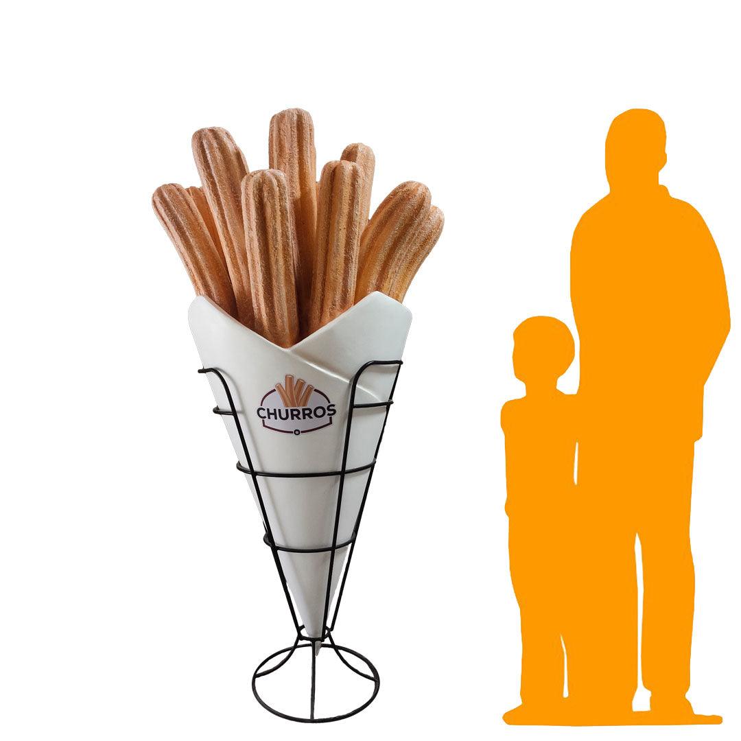 Churros On Stand Statue - LM Treasures Prop Rentals 
