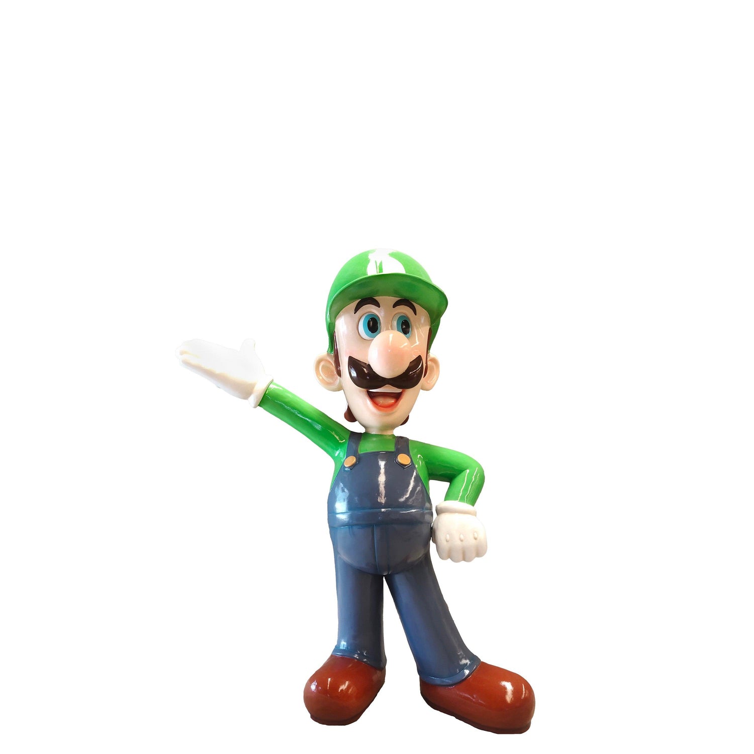 Large Green Jumper Boy Statue - LM Treasures Prop Rentals