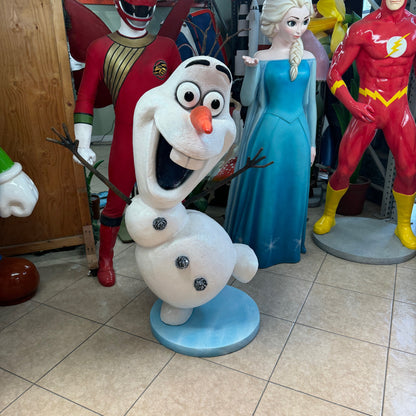 Ice Snowman Statue