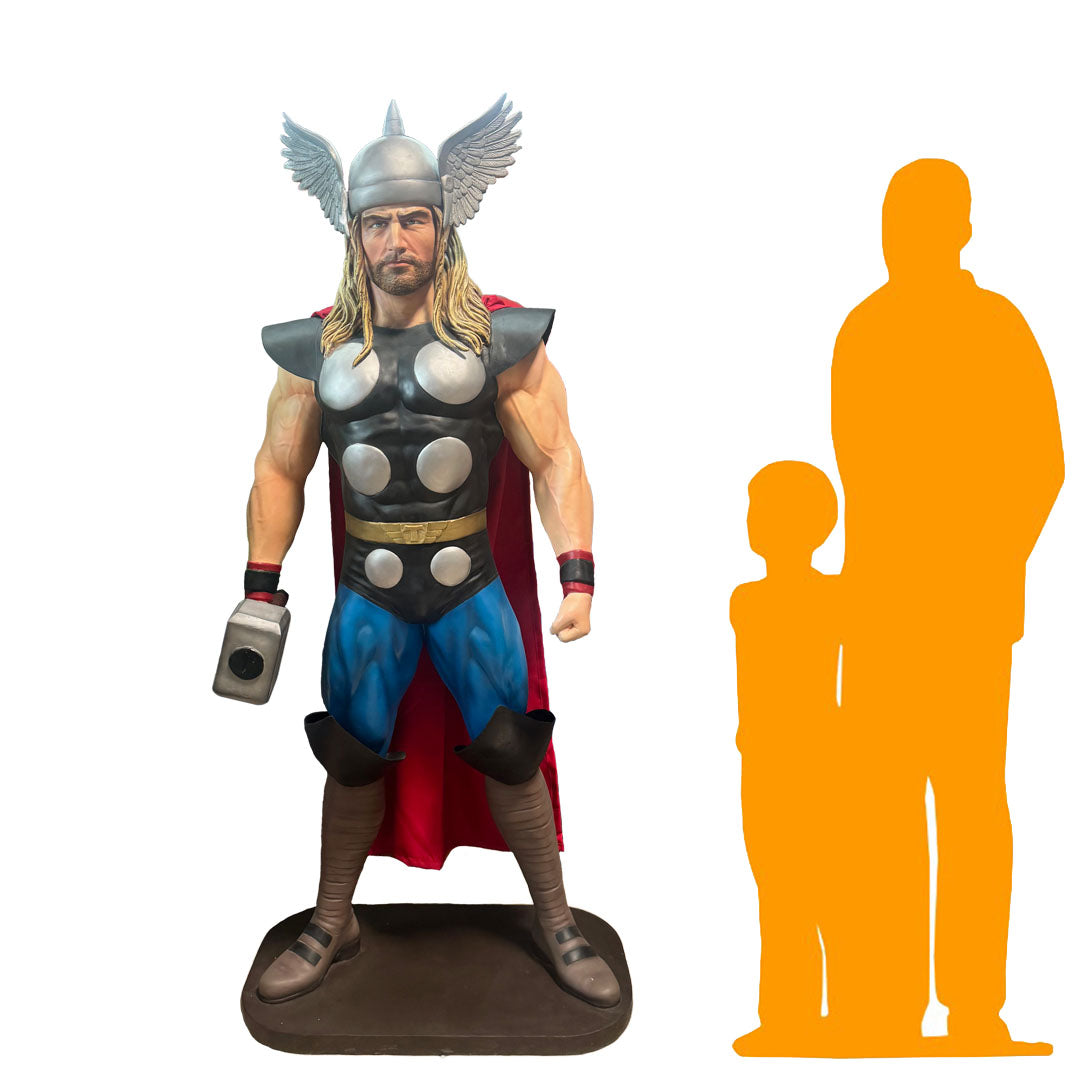 Hammer Man Super Hero Life Size Statue