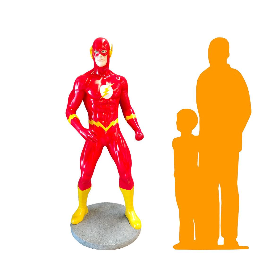 Speedy Super Hero Life Size Statue - LM Treasures Prop Rentals 