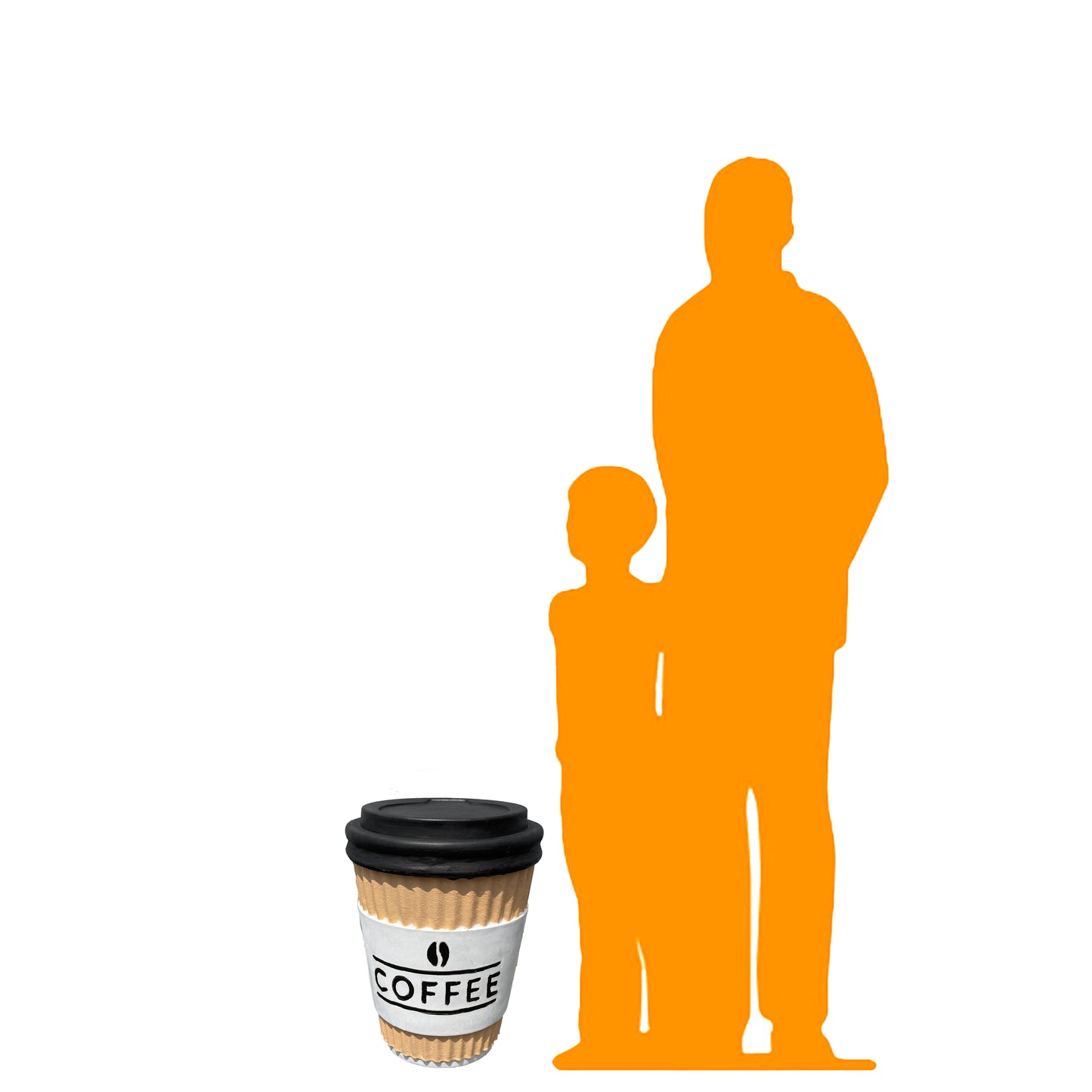 Coffee Cup Statue
