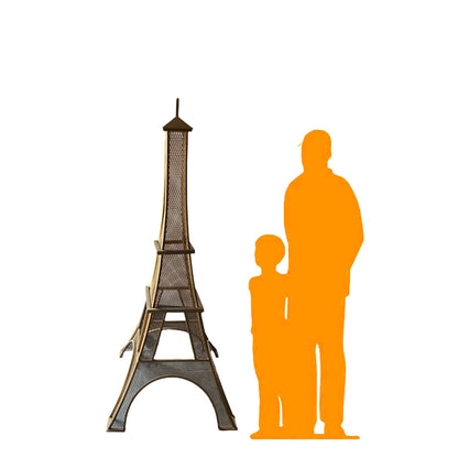Gold Eiffel Tower Statue