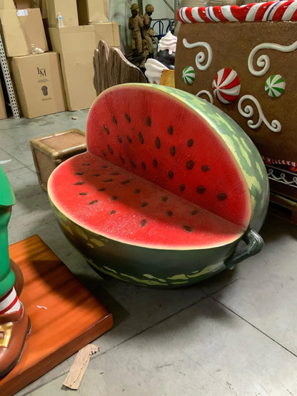 Watermelon Bench Statue