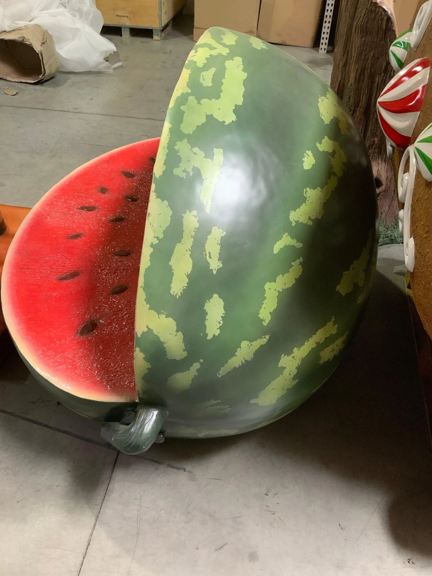 Watermelon Bench Statue