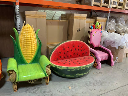 Watermelon Bench Statue