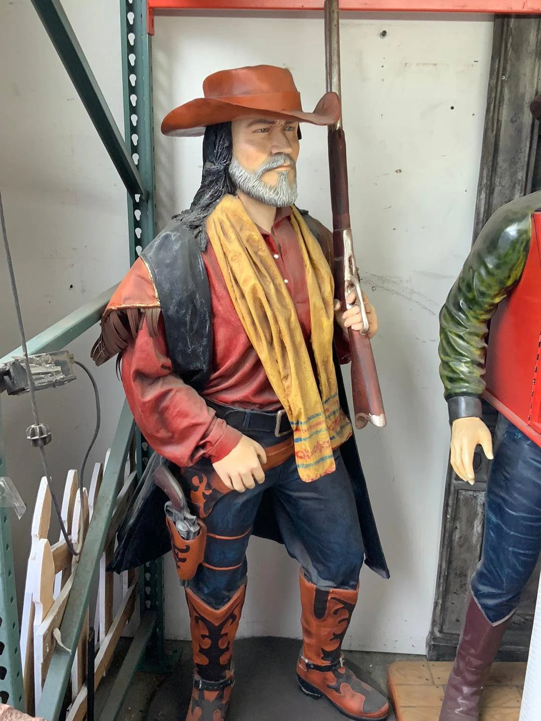 Cowboy With Shotgun Statue