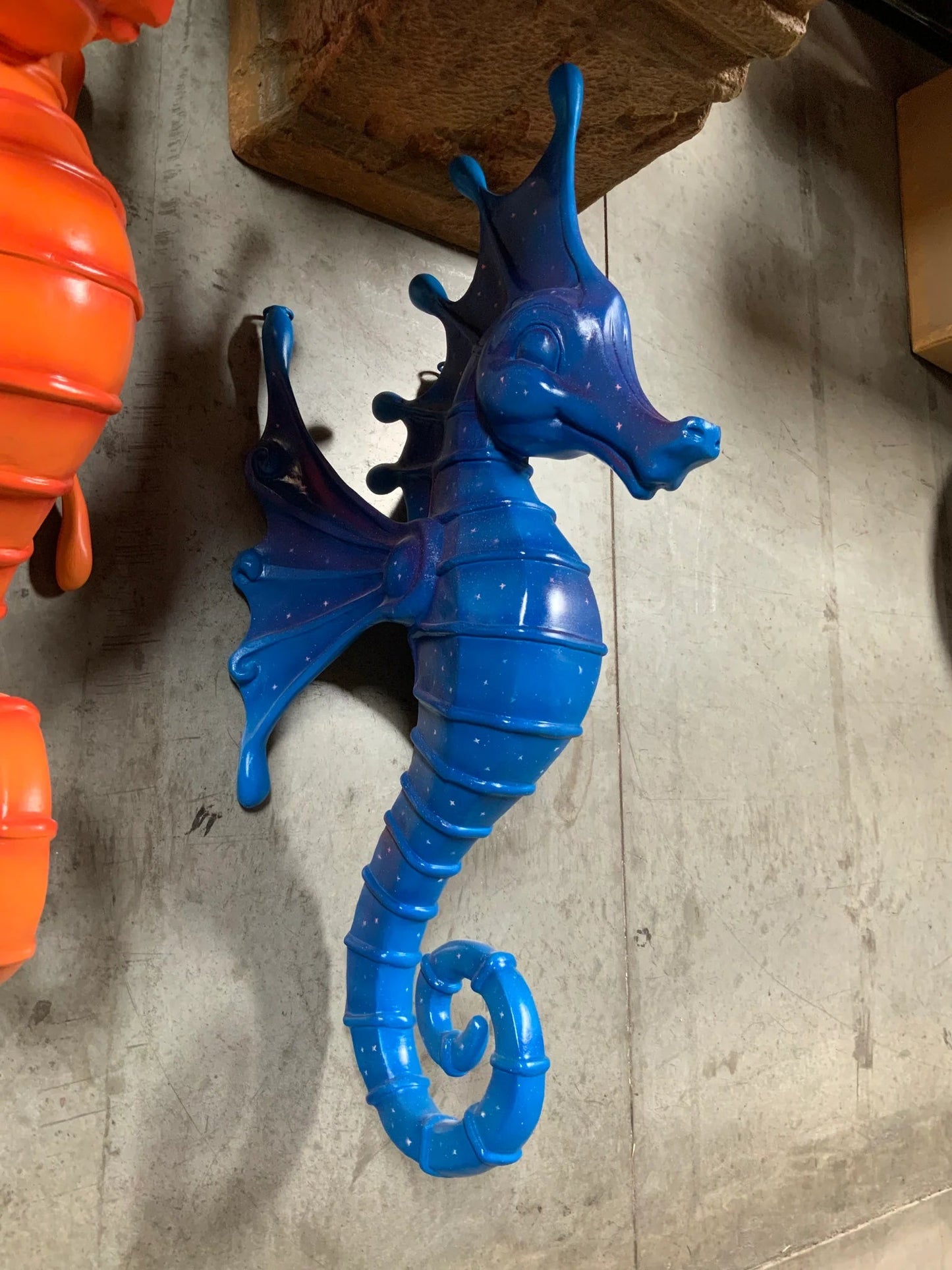 Modern Seahorse Statue