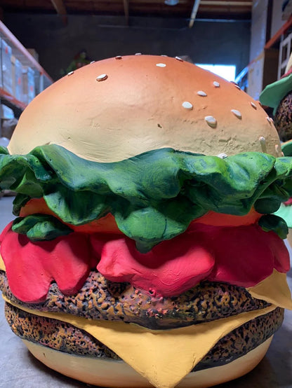 Small Cheeseburger Statue