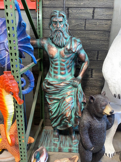 Poseidon King of the Sea Statue