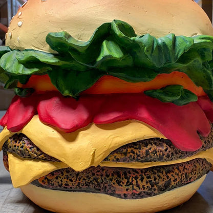 Small Cheeseburger Statue