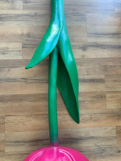 Laying Tulip Flower Statue