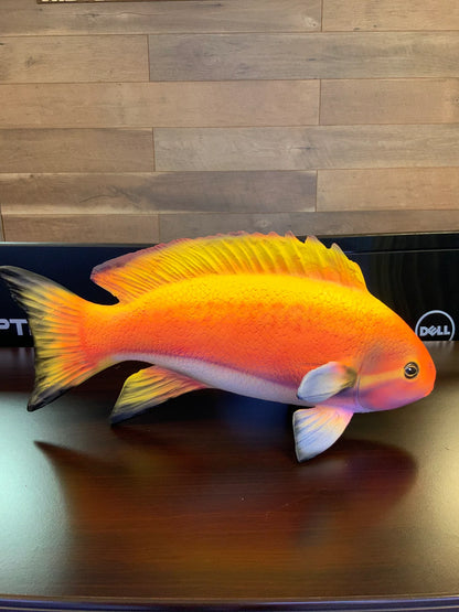 Orange Fish Statue