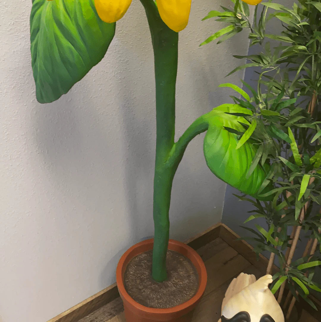 Large Yellow Sunflower Statue