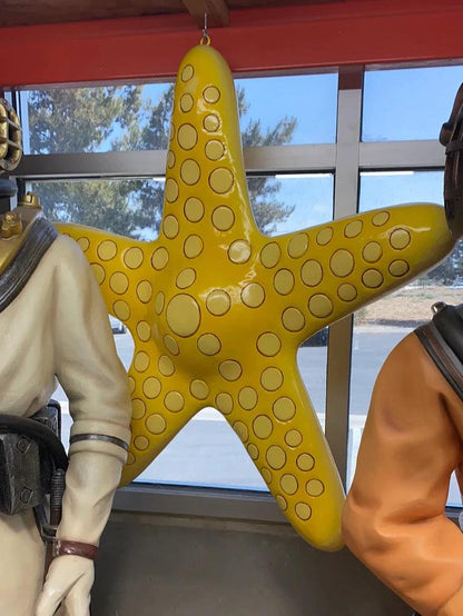 Comic Starfish Statue - LM Treasures Prop Rentals 
