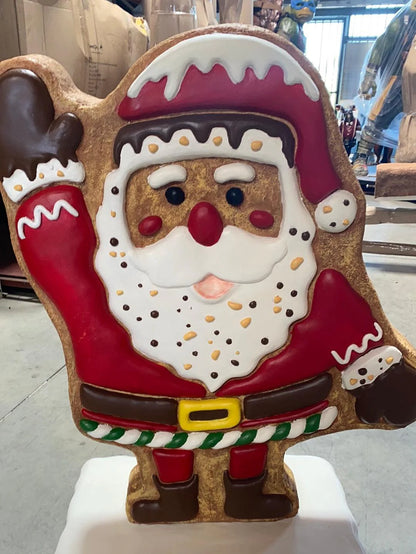 Gingerbread Santa Statue