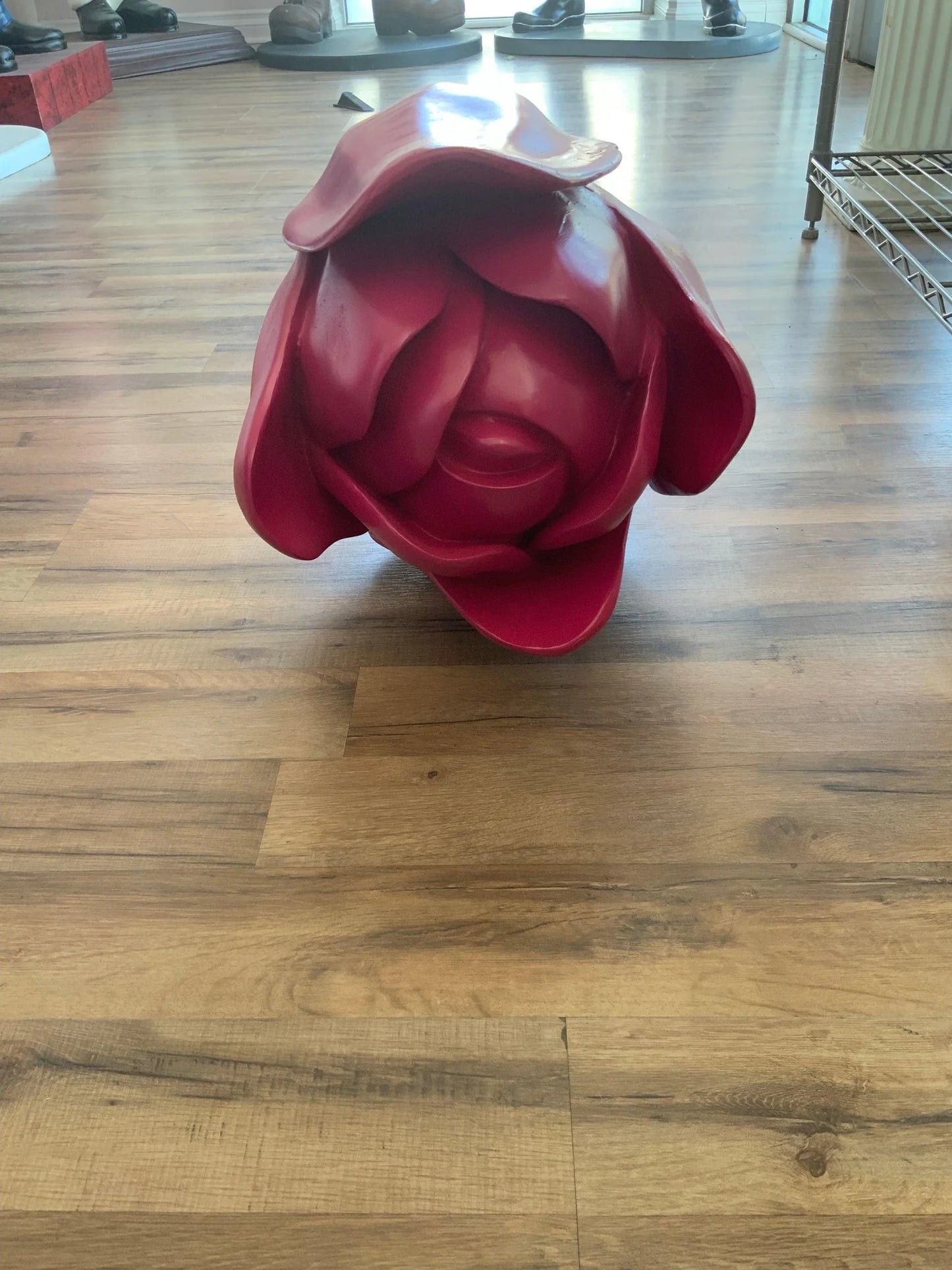 Laying Tulip Flower Statue