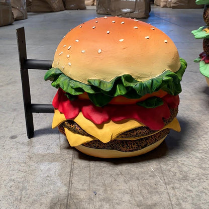 Small Cheeseburger Statue